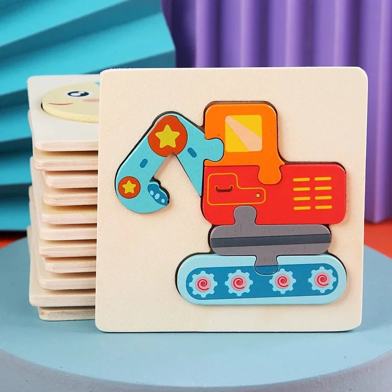 Puzzle Wooden Montessori Animals Educational Toy for Kids