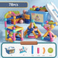 Magnetic Building Blocks Kit for Kids - Montessori Educational Toy for Toddlers, Creative Magnet Construction Gift