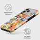 Ocean Tropical Double-Layer iPhone Case - PC TPU Cartoon Design Washable Cover for iPhone 11 to 17