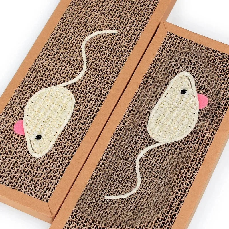 Cat Pet Scratching Board Cat Cardboard Mat for Claw Grinding