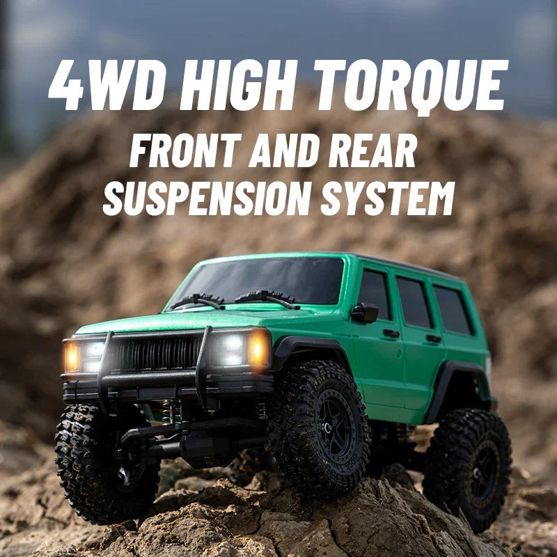 Car RC 1/18 Scale 4WD Off Road Crawler Toy Remote Control 2.4G With 40 Minute Run Time Fall 2025 Gift