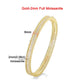 2mm Moissanite Bracelet 18K Gold Plated Tennis Bangle