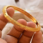 Gold Plated Bangles Deluxe Arabic Wedding Bracelet