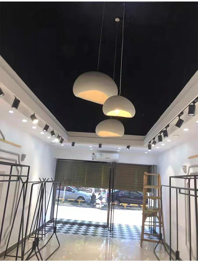 Japandi Pendant Ceiling Lamps Scandinavian Wabi Sabi LED Dining Room