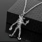 Monster Pendant Necklace 925 Sterling Silver Upside-Down Monster Charm Flexible Valentine Gift 2026 Gift Ready