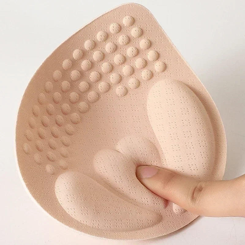 Breathable Women's Bra Pads - 3D Push-Up, Multi-Use Sponge Padding, For Swimsuits