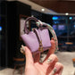 Inspired Birkin Mini Hand Bag - Leather Basket Bag Charm Keychain & Earphone Case