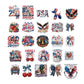 Iron2026 Edition On Patches USA Flag Bald Eagle Heat Transfer Kit Patriotic 4th Of July DIY Clothing Decor