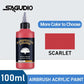 Airbrush2026 Edition Acrylic Paint Matte Inks Water Based Simple to Clean 32 Color Kit 100ml Bottles For Model Hobby TikTok Viral Craft Trend