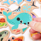 Montessori Interactive Wooden Fishing Game - Magnetic Marine Life Learning Toy for Kids, Parent-Child Engagement, Eco-Friendly Design