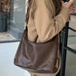 Plush Multi-Use Womens Hobo Bag - Slouchy, Faux Leather