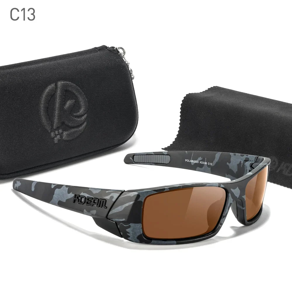 Sunglasses Photochromic All-Black Frame Fishing Sunglasses Summer 2026 Night Driving Comfort Case Included