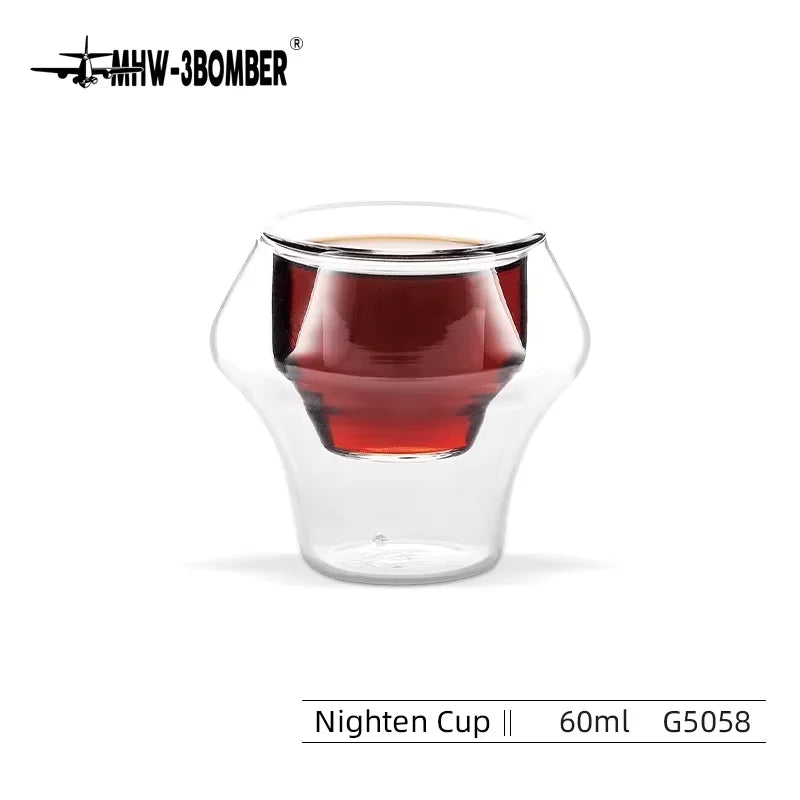 Wall Double Glass Espresso Cup Anti Scald Reusable Tea Mug Shot Glass, TikTok Viral Fall 2025 Artful Serving