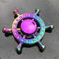 Spinner Fidget Metal Toy Rainbow Spinner R118 60mm Stress Relief for Adults and Kids