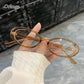 Blue2026 Edition Light Glasses Y2K Retro Oval Frame Eyeglasses For Reading And Computer Use, TikTok Viral