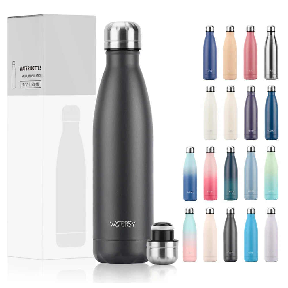 Stainless2026 Edition Steel Water Bottle Insulated Vacuum Flask Double Wall Thermal Cup Keeps Drinks Cold And Hot Summer Travel