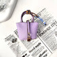 Free 1+1 Birkin Inspired Mini Hand Bag - Basket Bag Charm
