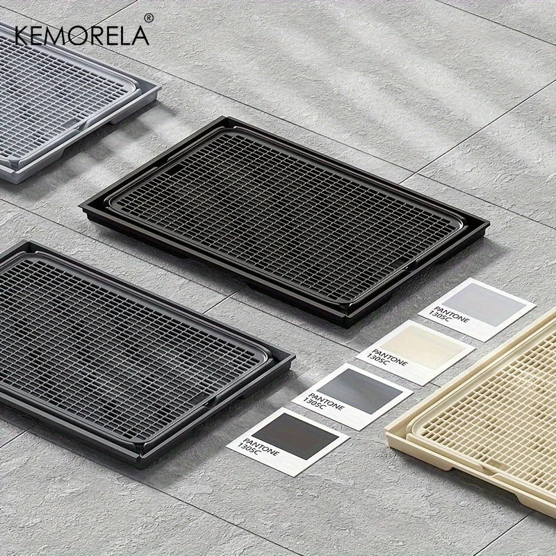 Semi-Enclosed Leak-Proof High-Sided with Mat 2026 – KEMORELA Extra Large Stainless Steel Cat Litter Box