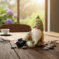 Gnome Garden Statue Resin Outdoor Decor Spring 2026 Gift Idea for Pots and Mini Landscapes