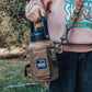 Water Bottle Holder Water-Resistant Nylon Cup Sleeve Crossbody Bag For Outdoor Travel Fall 2025 Gift Idea