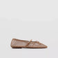 Women’s Breathable Ballet Flats - Mary Jane, Mesh, Summer