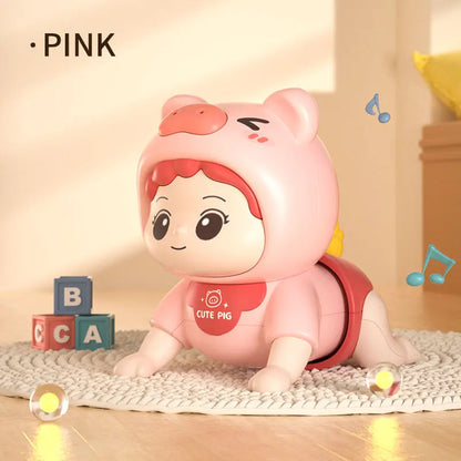 Crawling Baby Guide Toy Newborn Sensory Toys Music Aid