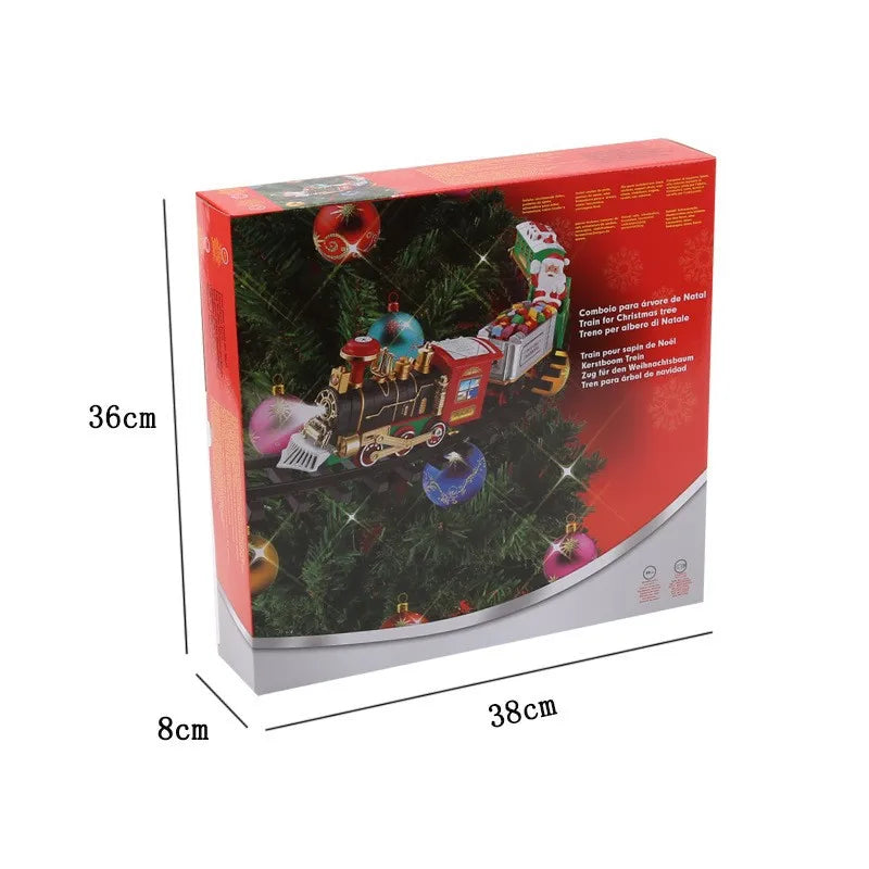 Christmas Train Kit with Sound & Light - Educational Toy for Kids, Festive Holiday Gift