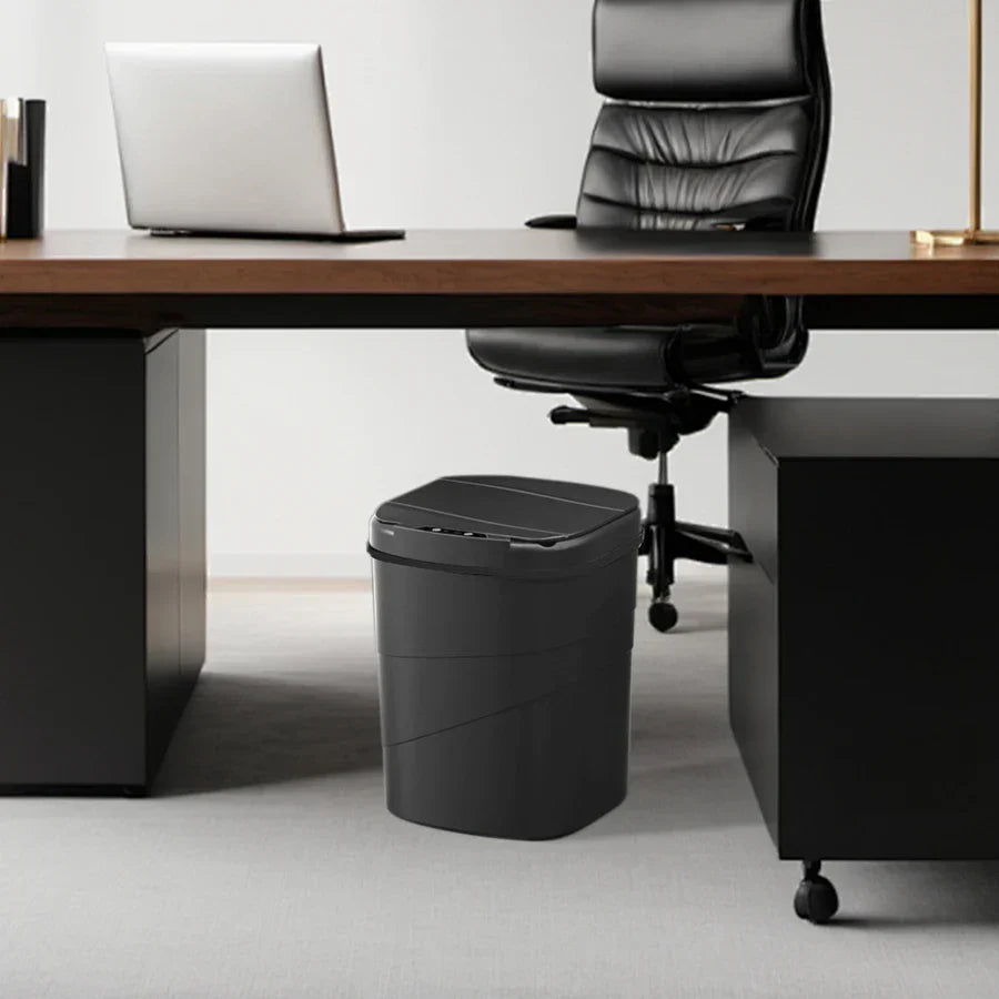Touchless Sensor Trash Can Battery Powered Hygienic Household