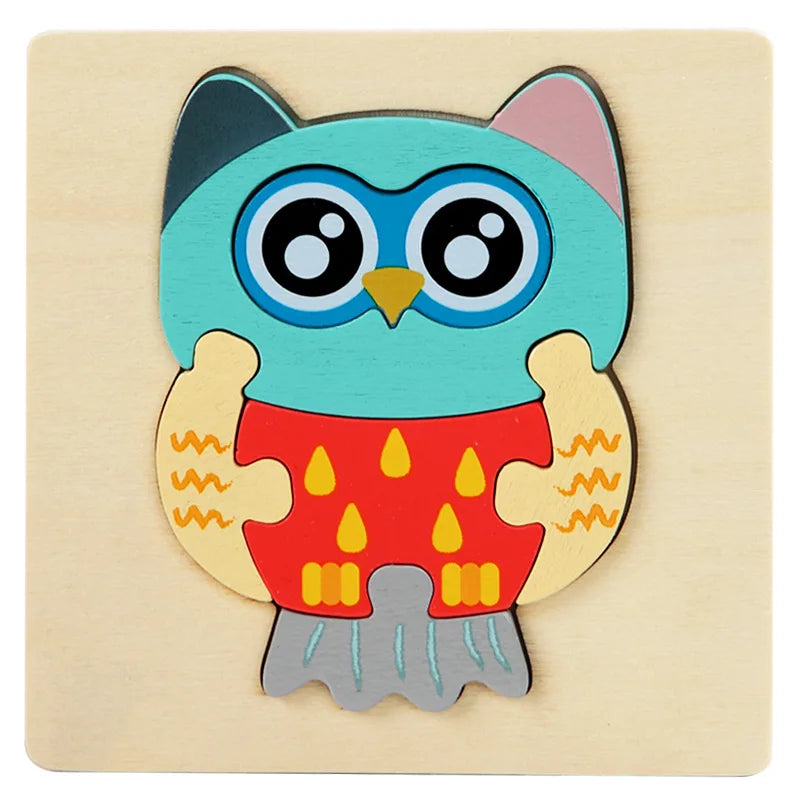 Puzzle Wooden Montessori Animals Educational Toy for Kids