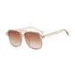 Square Retro Sunglasses - Black Polygonal Fashion Accessories for Gifts