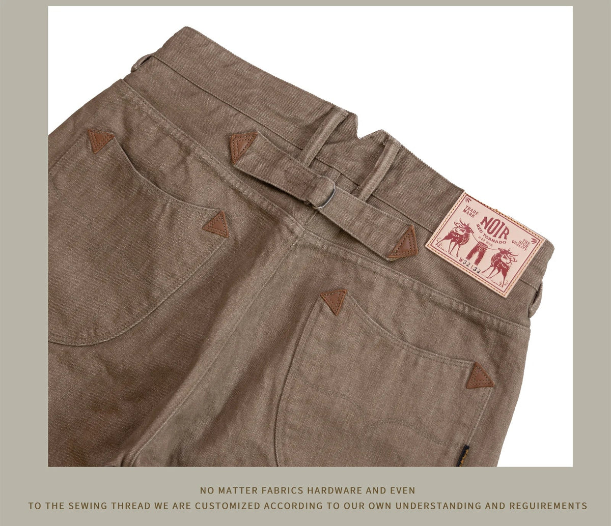 Sturdy Relaxed Men's Straight Jeans - Loose Selvedge Casual