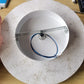 Wabi Japandi Sabi Round Wall Sconce Japanese Minimal LED Light