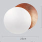 Wall2026 Edition Sconce Light Round Eclipse Contemporary Wall Lamp Iron Construction Ambient Bedside Decor Fall