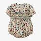 Floral Print, Cotton, For Family Matching Outfits, Summer Events – Plush Girls' Smocking Dress