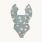 Light unisex one-piece swimsuit - casual cut, nylon, beach & pool wear for kids