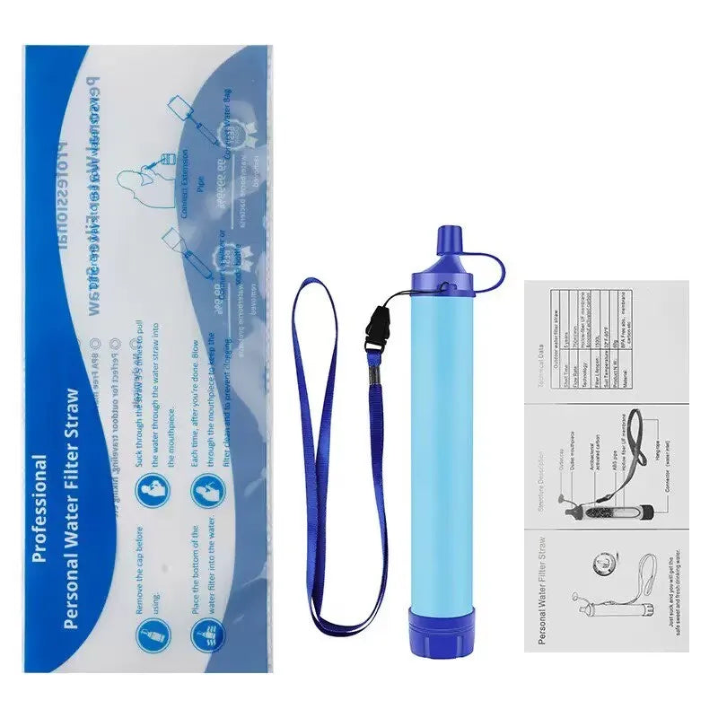 Travel-Friendly Purifier for Camping, Hiking & Emergency Survival 2026 – Personal Water Filter Straw