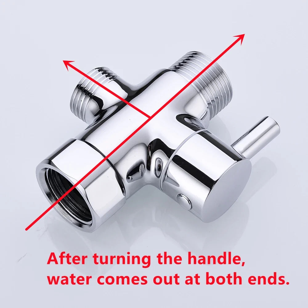 Bidet T Adapter 3-Way Water Diverter Valve For Hand-Held Bidet Sprayer Fall 2026 Household Upgrade