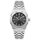 Quartz Stainless Steel Business Watch Water-Resistant Date