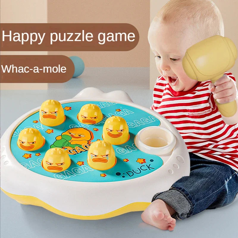 Montessori Cartoon Whac-A-Mole Game - Educational Toddler Toy for Parent-Child Bonding, Fun Animal Theme Activity, Great Birthday Gift