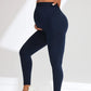 High Waist Ankle-Length Seamless Knit, For Pregnancy And Workouts – Supportive And Flattering Women’s Maternity Leggings