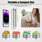 Water-Resistant, Stackable, Summer Travel 2026 – Pill Organizer Metal Travel Pill Box Kit