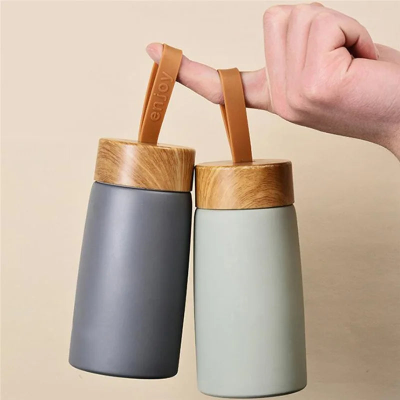 260ml Insulated Coffee Mug - 304 Stainless Steel Travel Tumbler, Travel-Friendly Thermal Flask for Hot Drinks, Mini Water Bottle