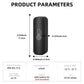 Tuya ZigBee Smart Temperature and Humidity Sensor Battery Powered for Smart Household Security with Alexa and Google Household
