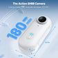 1080P Compact WiFi Mini Pocket Action Camera - Travel-Friendly Sports Video Recorder for Kids, Hands-Free, Body Worn