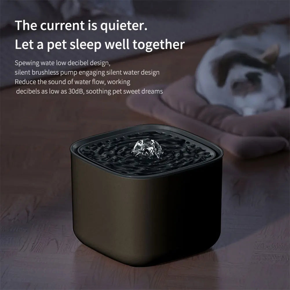 New Cat Water Fountain 3L Ultra Quiet Pet Drinking Dispenser for Cats and Dogs Simple to Clean