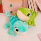 Chameleon Plush Pillow 30cm Cartoon Reptile Cozy Gift