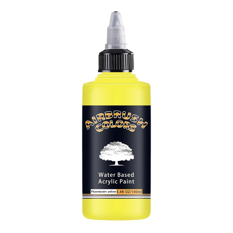 Airbrush2026 Edition Acrylic Paint Matte Inks Water Based Simple to Clean 32 Color Kit 100ml Bottles For Model Hobby TikTok Viral Craft Trend