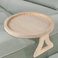 Bamboo Sofa Arm Tray Travel-Friendly Couch Armrest Snack Holder