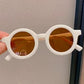 Kids Sunglasses Round Frame Anti-UV400 for 1-7 Year Olds, Children's Sun Protection, Trendy Design
