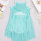 Light Girls' Dance Dress - Flowy, Glittery Mesh, Ballet & Gymnastics Costume